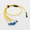 MPO(Female)-LC/UPC 8 CORES OM3 fiber optic patch cord MTP-LC fibre optical jumpers