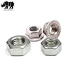 Standard Din 6923 Serrated Zinc Plated Hex Flange Nut M8