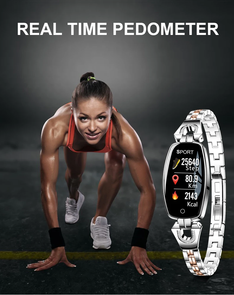 H8 Smart Bracelet Women Wristband Blood Pressure Heart Rate Monitor Fitness Tracker(5).jpg