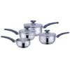 7-PC S/S Cookware Set, China Wholesale Custom Cookware Sets Induction Bottom