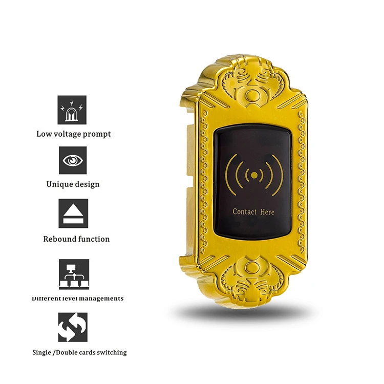 Spa Door Locks Hidden Rfid Card Cabinet Lock Electrical Smart