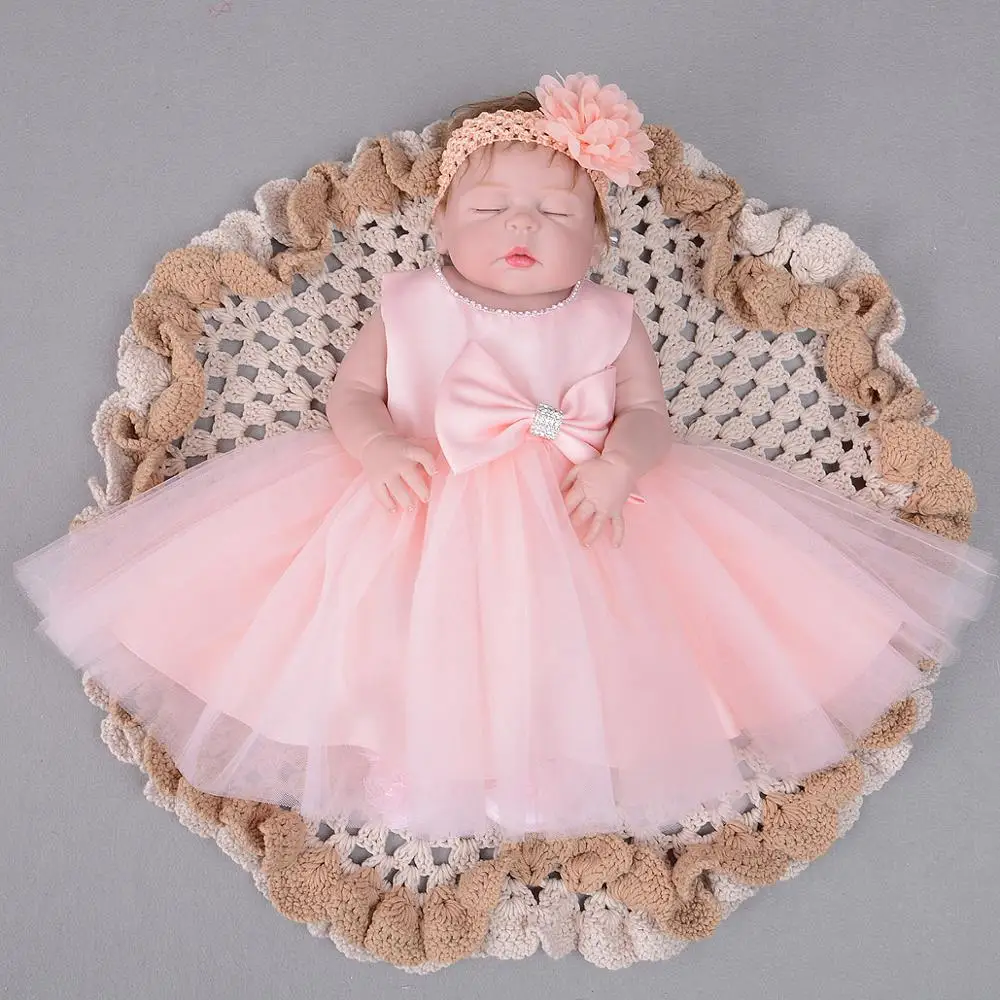 cute baby girl in princess dress