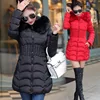Fur Outdoor Casual Filling Padded Windproof Jacket Women 2017 Winter Fitness Women Jackets Made in China