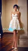 Sexy Bridal gowns Beach Baby girl wedding dresses patterns Lace short wedding dress2015 (YASA-5097)
