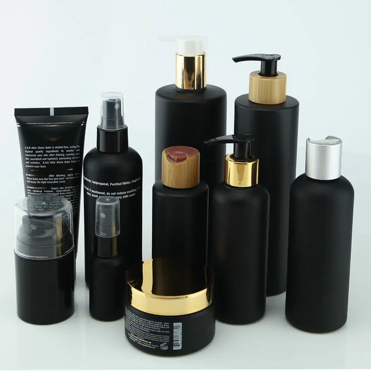 Download 60ml 100ml 300ml 500ml Matte Black Pet Spray Bottle Tube And Airless Pump With One Color Silkscreen Printing For Cosmetic View Pet Bottle Heyang Product Details From Yiwu Heypack Cosmetic Packaging Co Ltd On Yellowimages Mockups