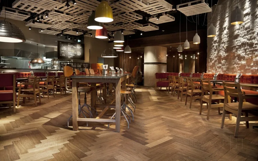 Nice Luxury Fishbone Style Flooring Para Pisos De Restaurante Pisos De