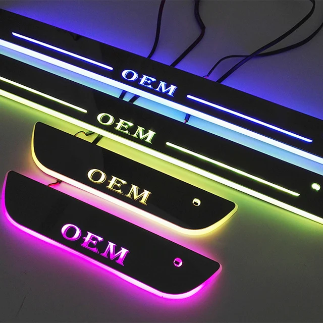 Wireless Led Car Door Sill Plate Light Buy Led Car Door Sill Plate