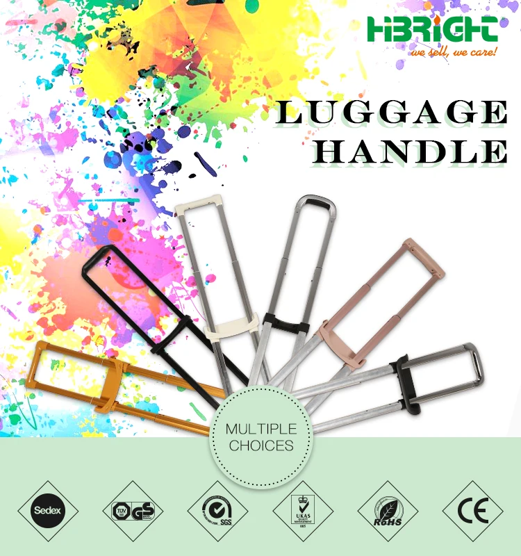 Hibright Telescopic Luggage Handle Replacement Parts Detachable Luggage