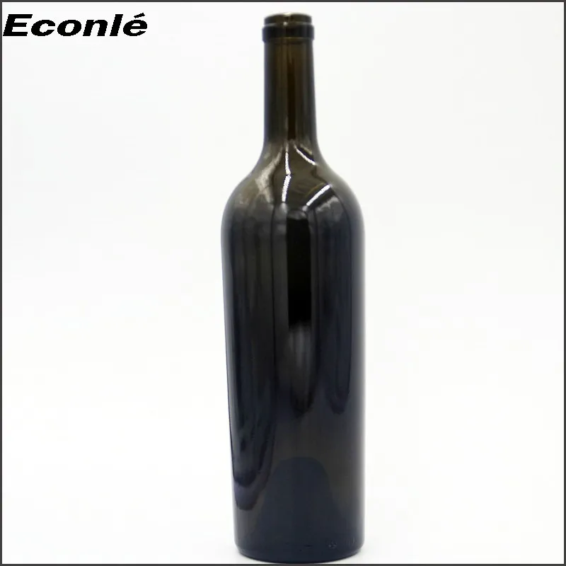 Wholesale Factory Out Green Clear Dark Brown Glass Red Wine Bottles 750