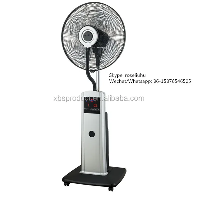 water pedestal fan