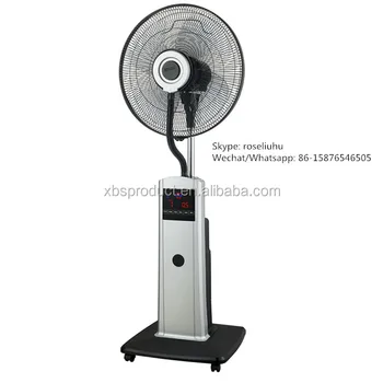 electric fan with water spray