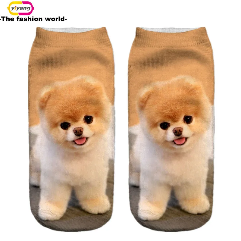 3D Printed Socks Women New Unisex Cute Low Cut Ankle Socks Multiple Colors Women Sock Women
