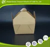 Custom Size Fast food packaging boxes kraft paper take away food box