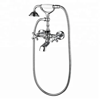 Phone Style Bathtub Shower Faucet Wall Mounted Bathtub Mixer With