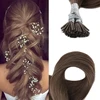 Alibaba best selling I tip hair extension crochet braids with human hair cuticle aligned hair from India