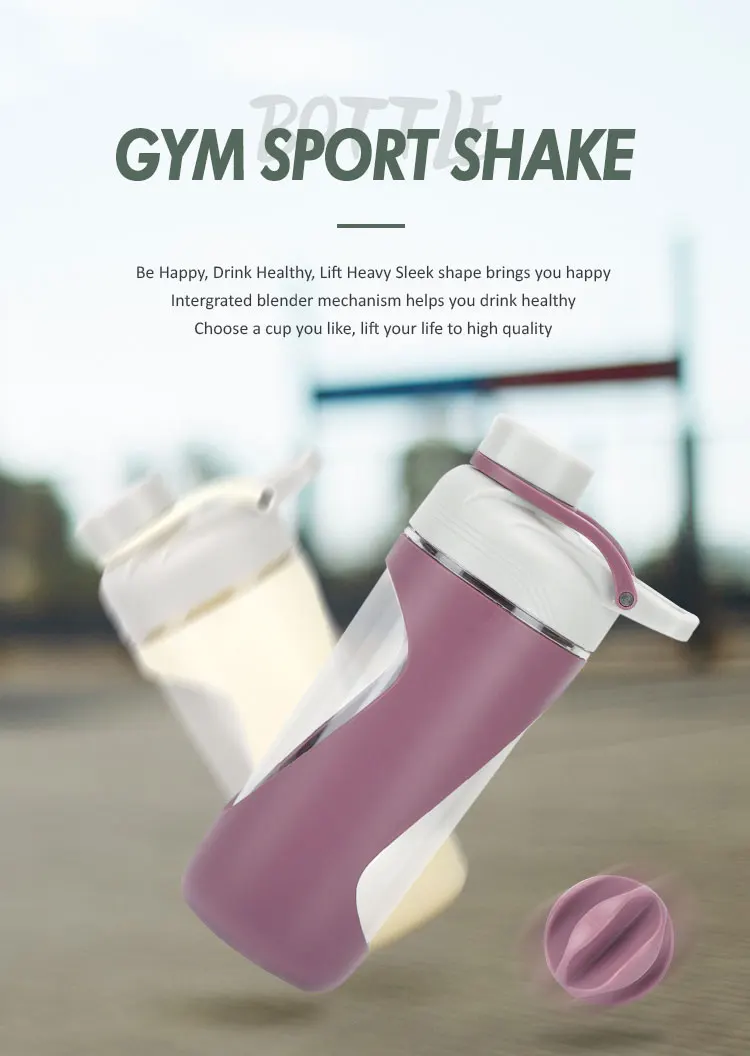 New Arrival Bpa Free Custom Logo Plastic Protein Shaker gym bottle
