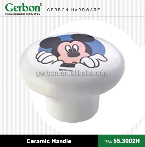 Mickey Mouse Ceramic Drawer Knobs Buy Mickey Mouse Knobs Mickey