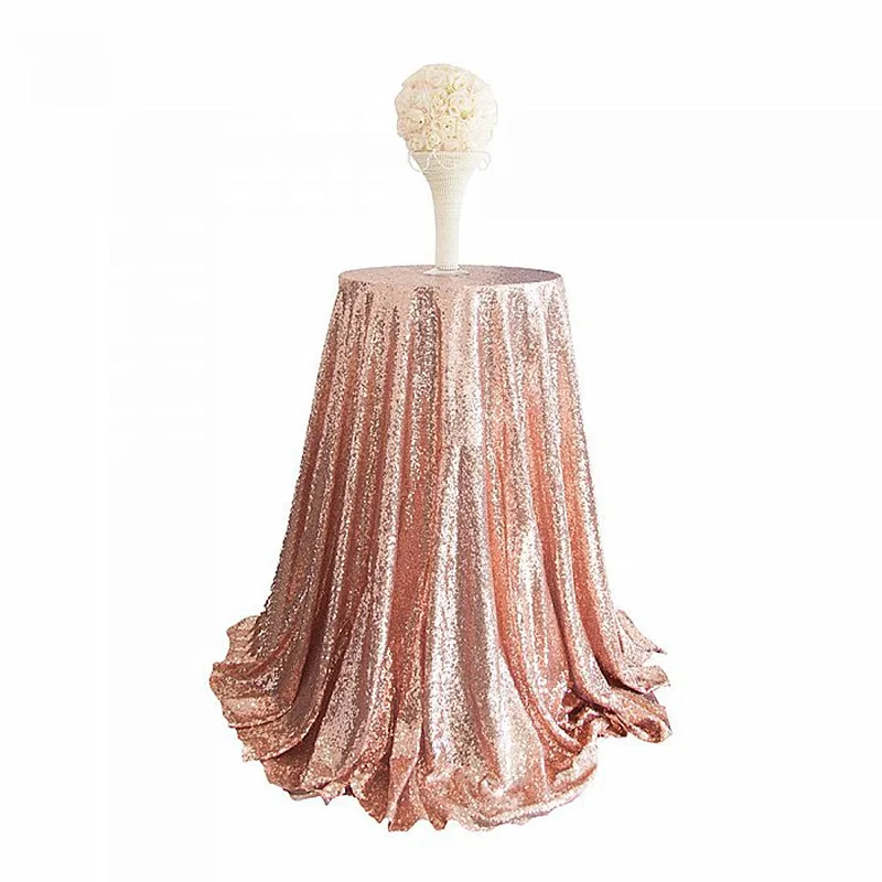 Sequin Tablecloth Champagne Blush Cocktail Table Cloth - Buy Spandex ...