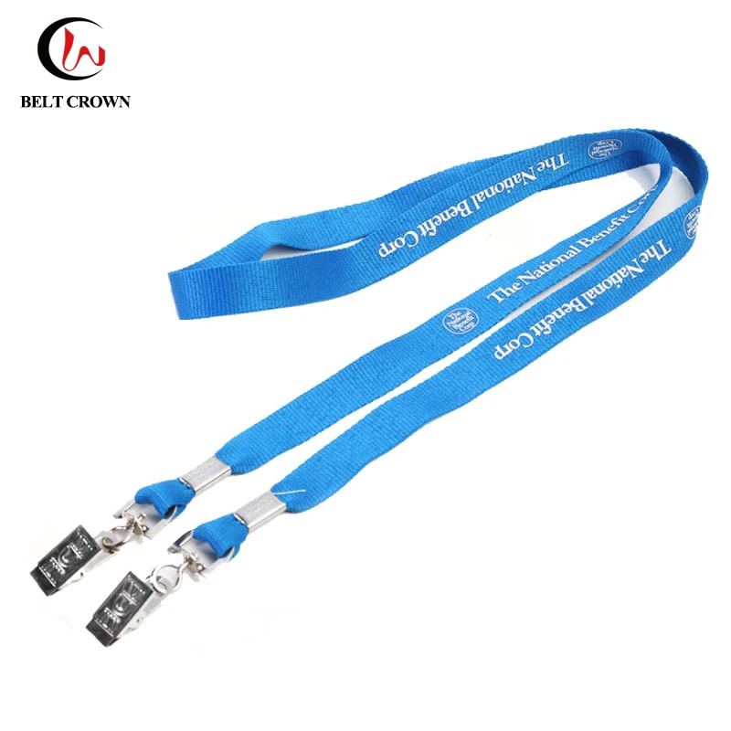 Supply High Quality Sublimated Printed Colorful Lanyard Custom Two Clip ...