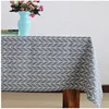 Wholesale new design multi color striped dining table cloth cotton