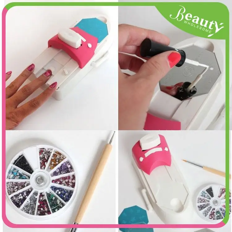 3d Digital Nail Art Printer Machine For Printing Rose Nail Art Sting Image Plate Polish Printing Machine Kit Set Dropshipping