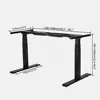 electric adjustable desk Height adjustable table frame Standing desk Sit to Stand with Dual Motor 3 Stage Up Lift