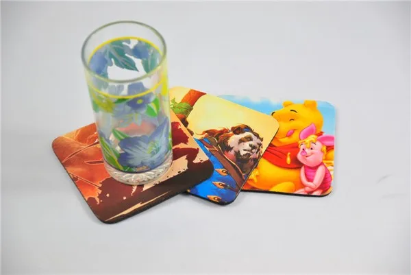 2020 hot sale Tigerwings010 handmade glass absorbent paper coaster board