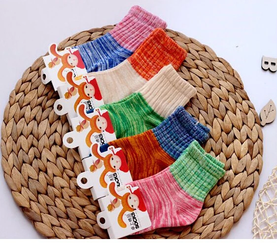 2015 Cotton baby socks baby socks cotton socks for boys and girls thick line color of