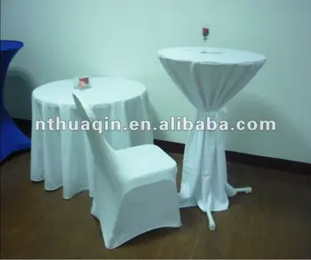 100 Polyester Bistro Table Cover For Standard Bar Tables With 100 Polyester Bistro Table Cover For