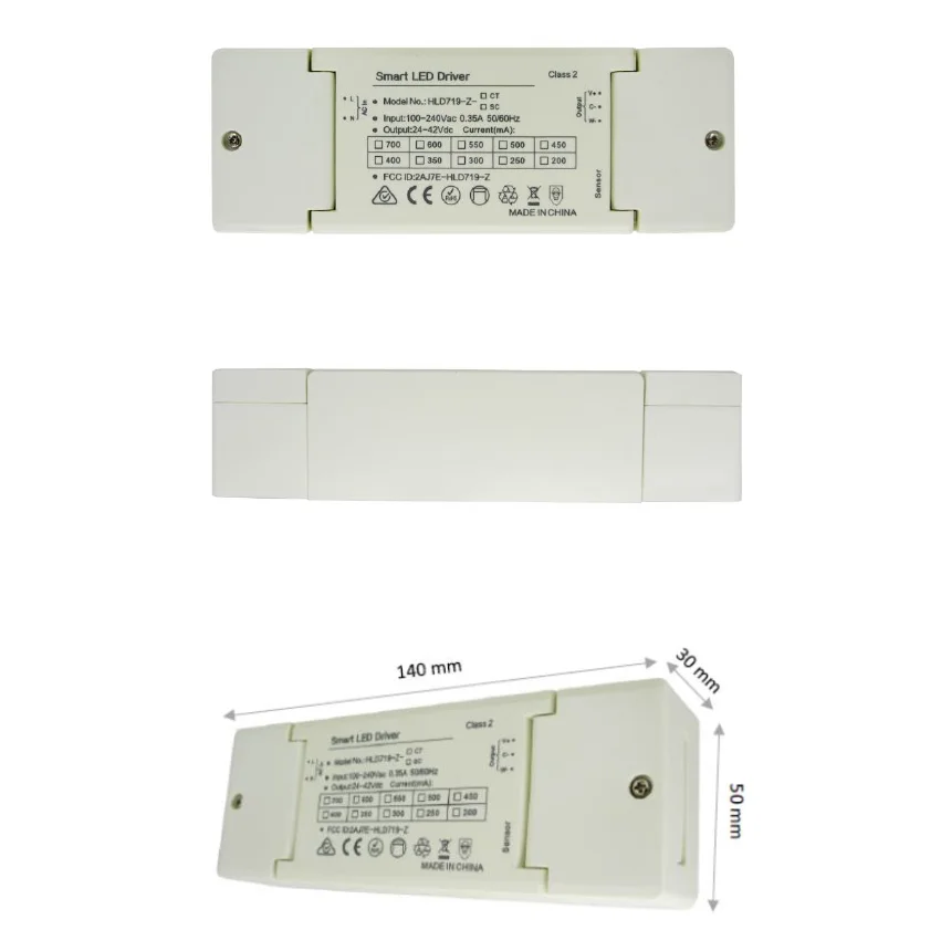 ZigBee smart wireless control 24V led power supply slim strip 25W SC CCT LED driver 