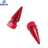 Aluminum Bullet Car Truck Air Port Cover Tire Cone Rim Valve Wheel Stem Caps