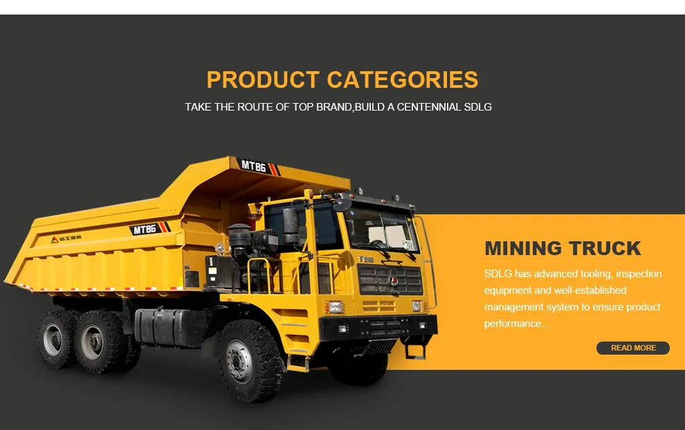 SDLG Mining dump trucks