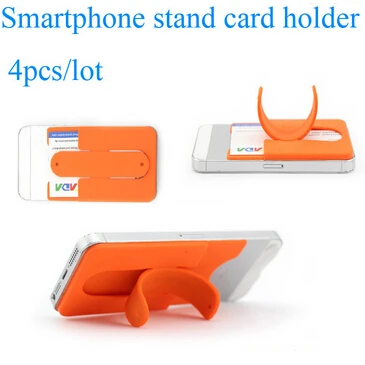 Product Suppliers: Hot selling gift product cute silicone kickstand
universal mobile cell phone sticker stand card holder