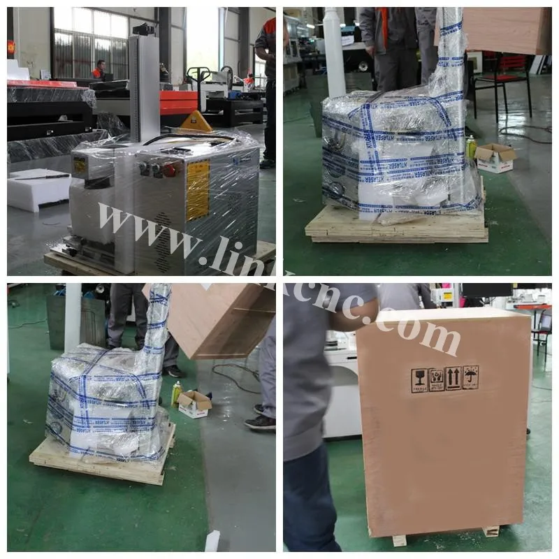 With rotary axis LXJF-20W link fiber marking for metal / fiber metal laser marking mahcine / fiber laser marker