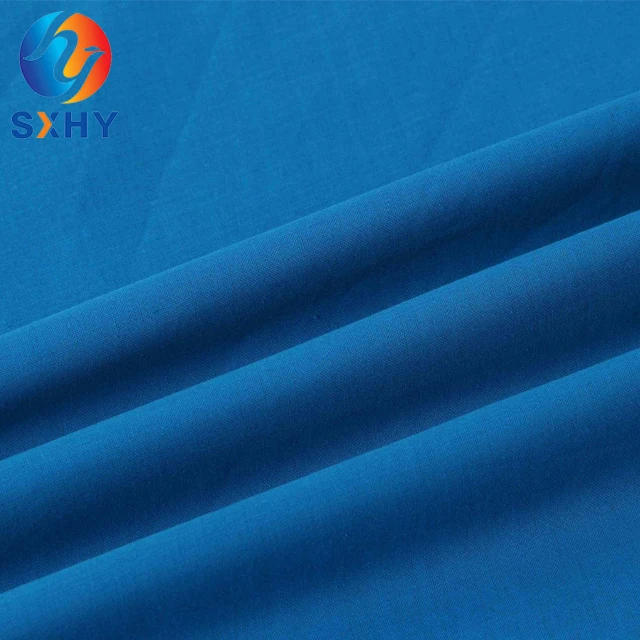 100% 40*40 133*72 Poplin Construction 1/1 Woven Dyed Fabric For Women ...
