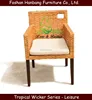 Home Sunroom Indoor Java Vintage Bamboo Wicker Natural rattan chairs