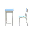 Cheap hot sales adjustable height single desk and chair