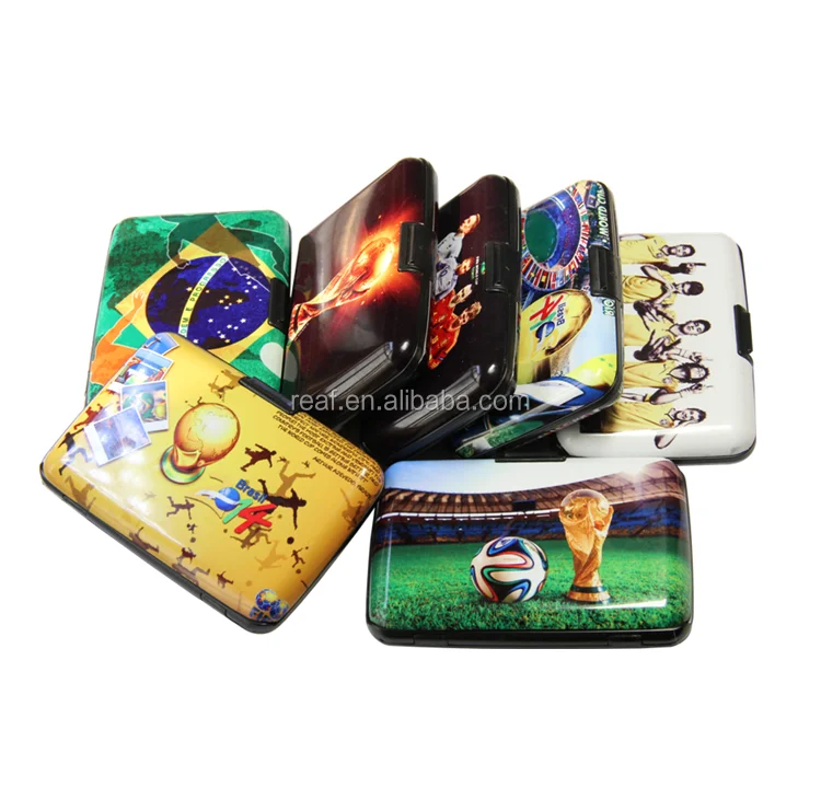 RFID Алюминиевый металлический кошелек для кредитных карт