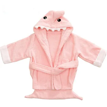 bathrobe cartoon baby hooded animal children robe modeling towel bath character wholesale dinosaur oem colors larger