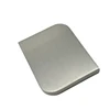 Custom Made Sheet Metal Rectangle Leaf Shape Blank Tag For Keychain