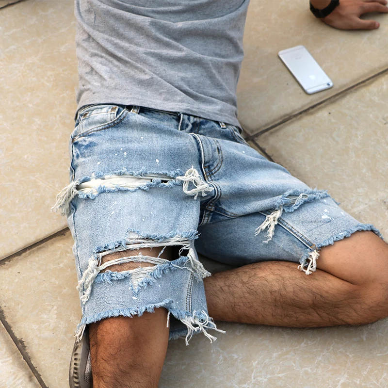 Denim shorts hotsell men 2018