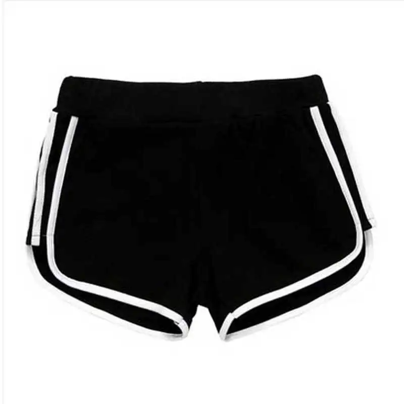 women's black athletic shorts