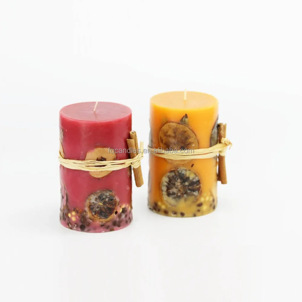 Wholesale candle with dried flowers For Subtle Scents And Fragrances 