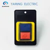 Bench drill Switch On Off Push Button Switch 10A 220V/380V waterproof cutting machine switch Factory direct sale