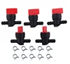 494768 698183 Fuel Shut Off Valve with clamp for Briggs & Stratton Murray Toro Lawn Tractor (Pack of 5)