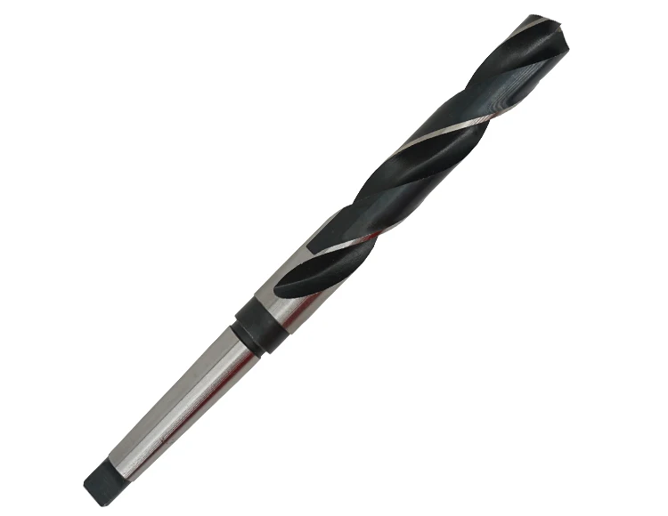 Black and Bright DIN1412 Form A Thinning Point Morse HSS Taper Shank Drill Bits for Metal Drilling
