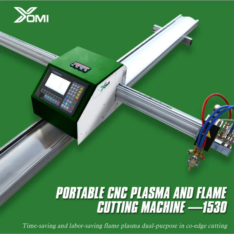 Portable Cnc Plasma Cutting Machine With Plasma Thc And Flame Torch