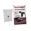 Desktop Table Mini X Banner Stand with Printed Poster