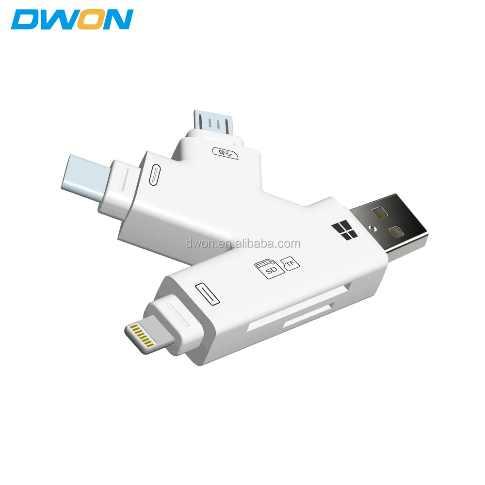 card reader otg 4 in 1 otg type-c sd reader - ANKUX.COM