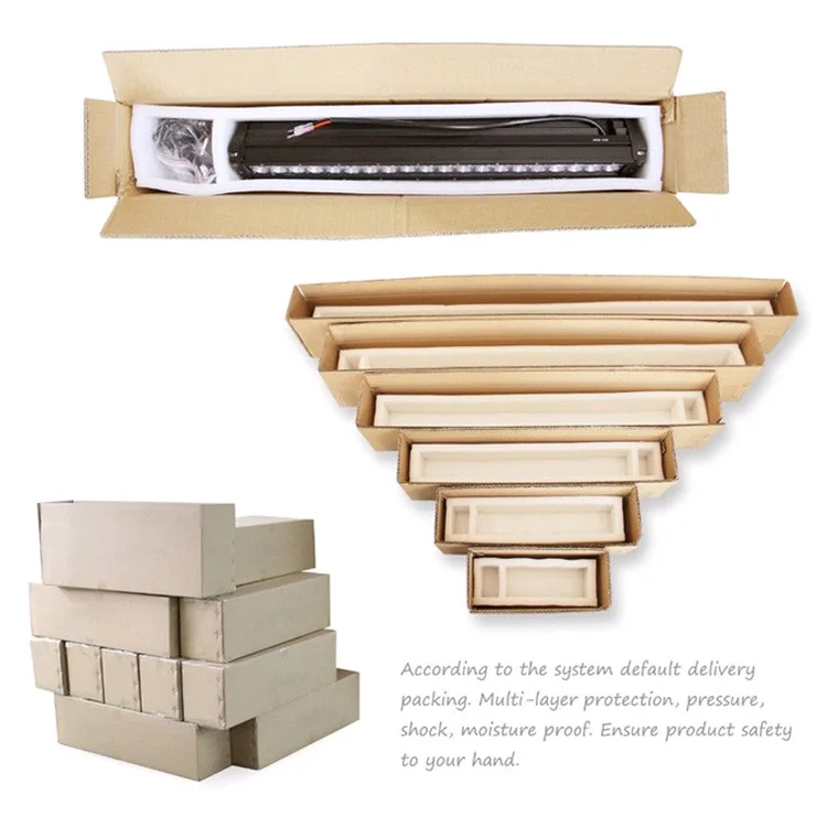 Wholesales 30w 60w 90w 120w 150w 180w 240w white amber combo single row led light bar